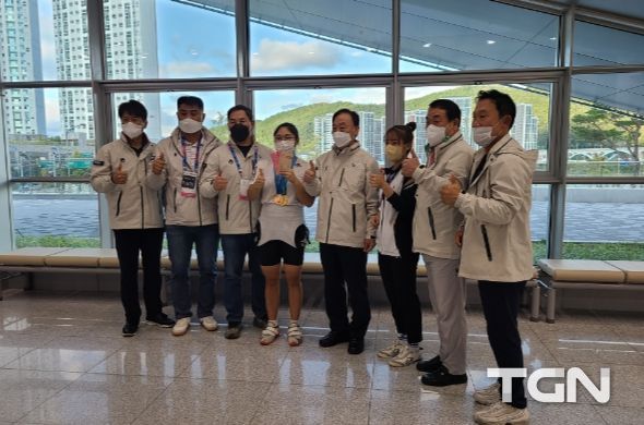 설동호 대전광역시교육감, 전국체전 참가 선수단 현장 격려